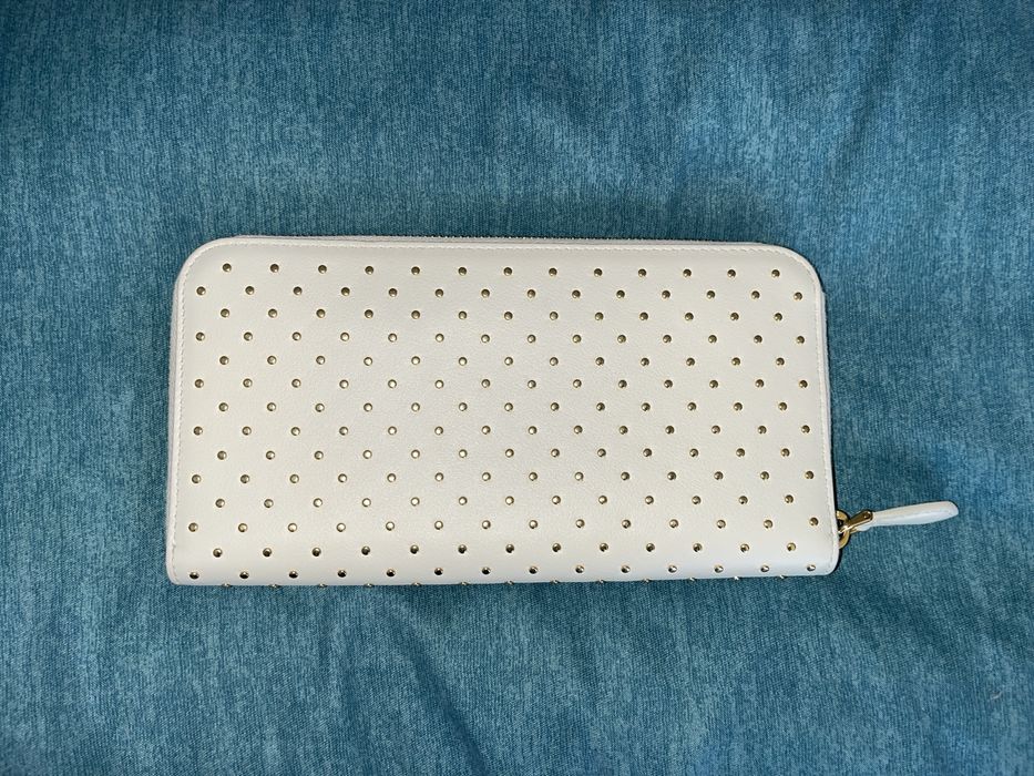 Portofel damă alb PRADA din piele