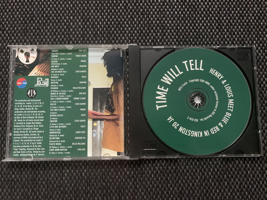 Album reggae original Henry & Louis Meet Blue&Red-Time Will Tell 2001