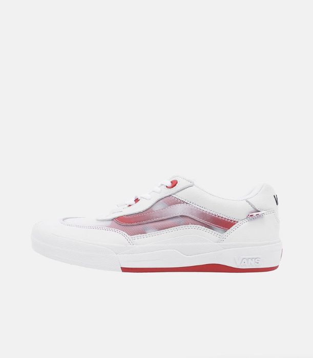 VANS PopCush естествена кожа, скейтърски обувки