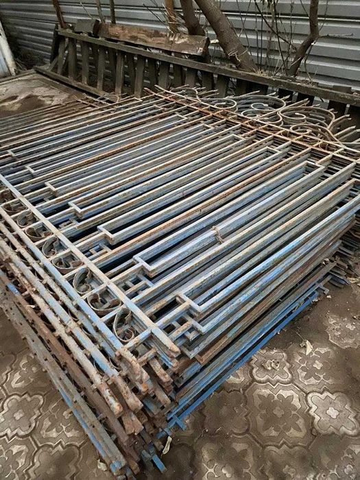 Забор кованый БУ