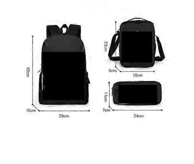 Set 3 piese ghiozdan rucsac școală Roblox