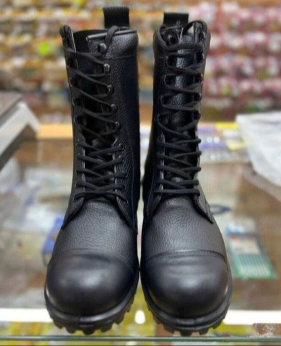 Берцы летние кожа натуралка