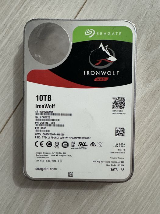 Seagate Iron wolf 10 TB