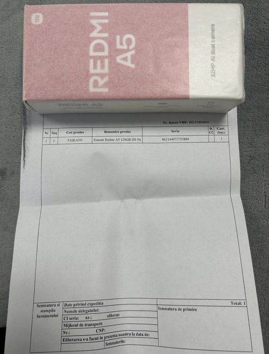 Redmi a5 nou sigilat