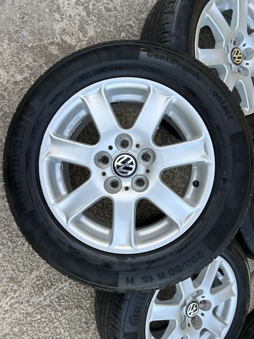 5х112 15 ски за vw golf 5 pasat toursn kadi skoda seat с летни гуми