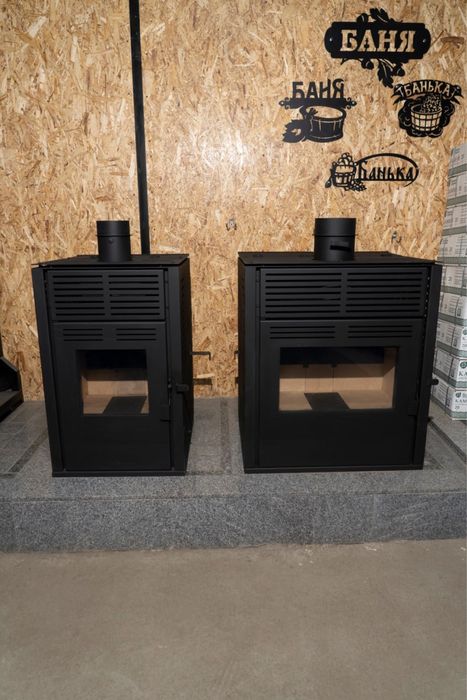 Печь для обогрева “PRO-820” на пеллетах,камин,печь,котёл,обогреватель