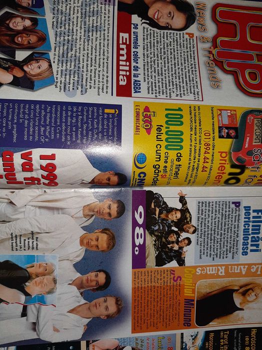 Revista copilăriei noatre Popcorn anii 1990