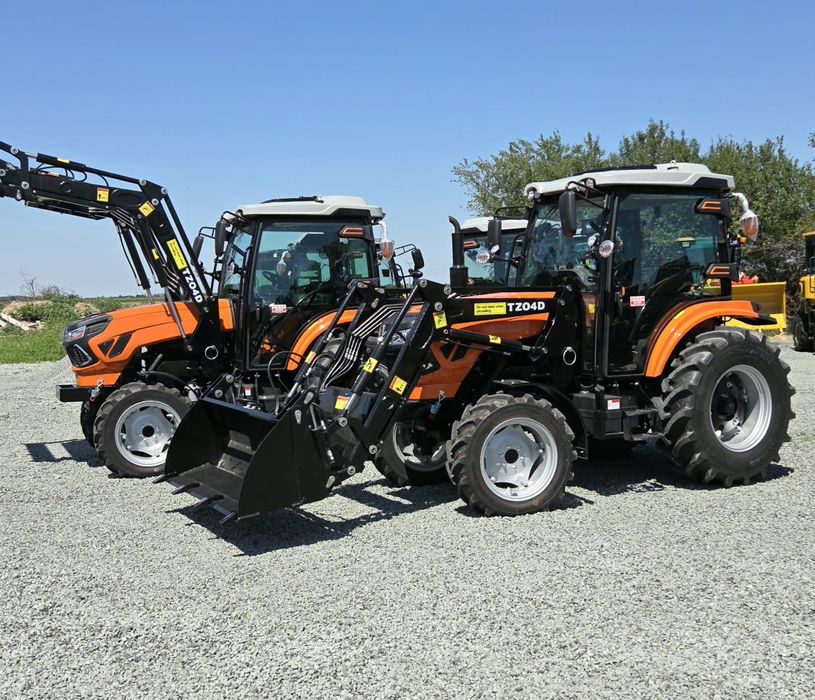 Tractor NOU marca Tavol 70 CP cu incarcator-cupa multifunctionala-Furci Baloti