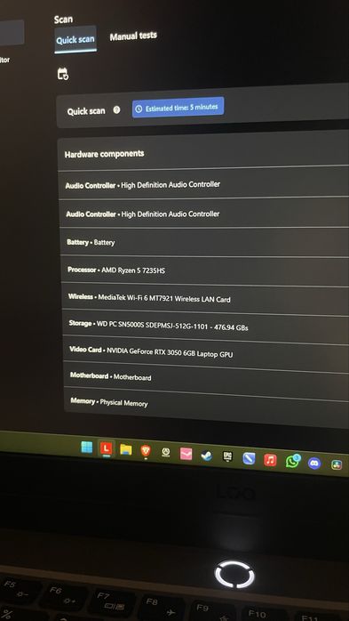 Lenovo LOQ 15.6" - Ca NOU (16 cicluri) - RTX 3050 6GB - 24GB RAM - Garanție Altex