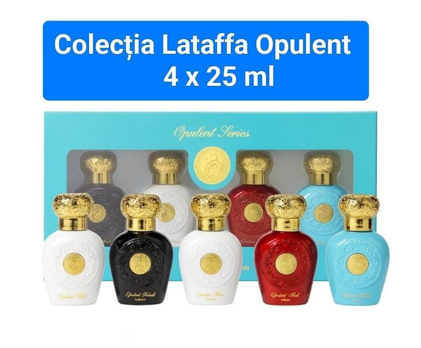 Lataffa Opulent Set 4 x 25 ml / Parfum Lataffa Unisex / Parfum Arabesc