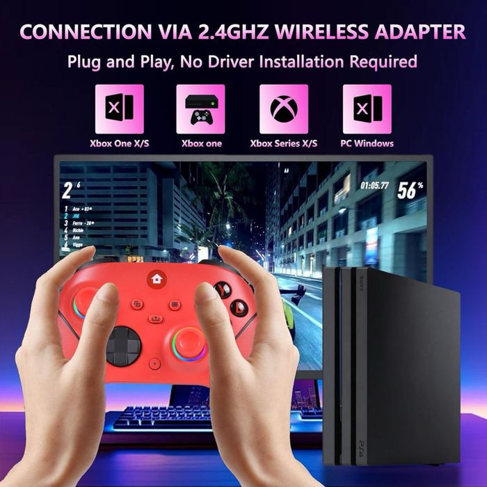 Controller wireless Xbox compatibil cu Series X/S & One – Controller wireless