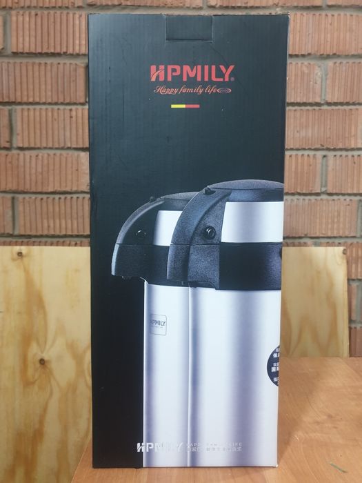 Помповый термос из нержавеющей стали