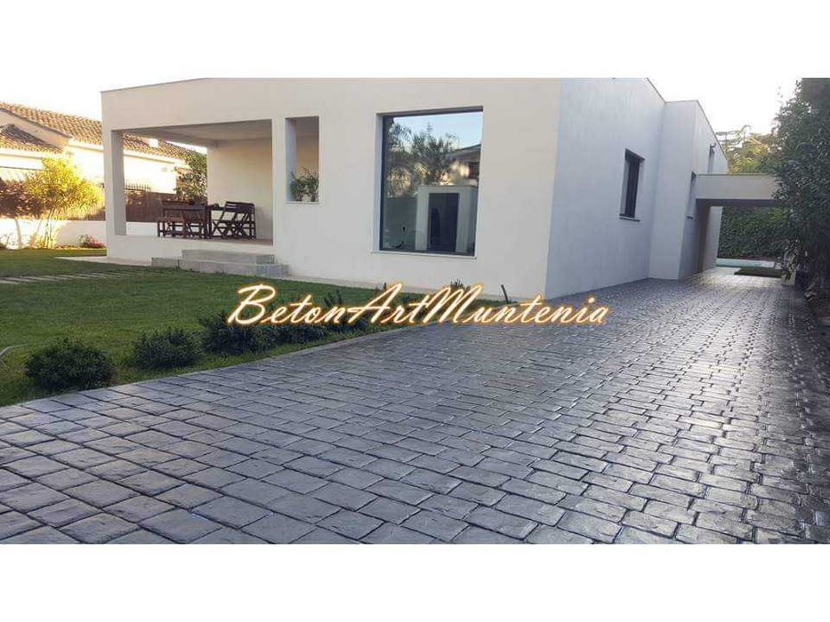 Beton amprentat și amprentat vertical