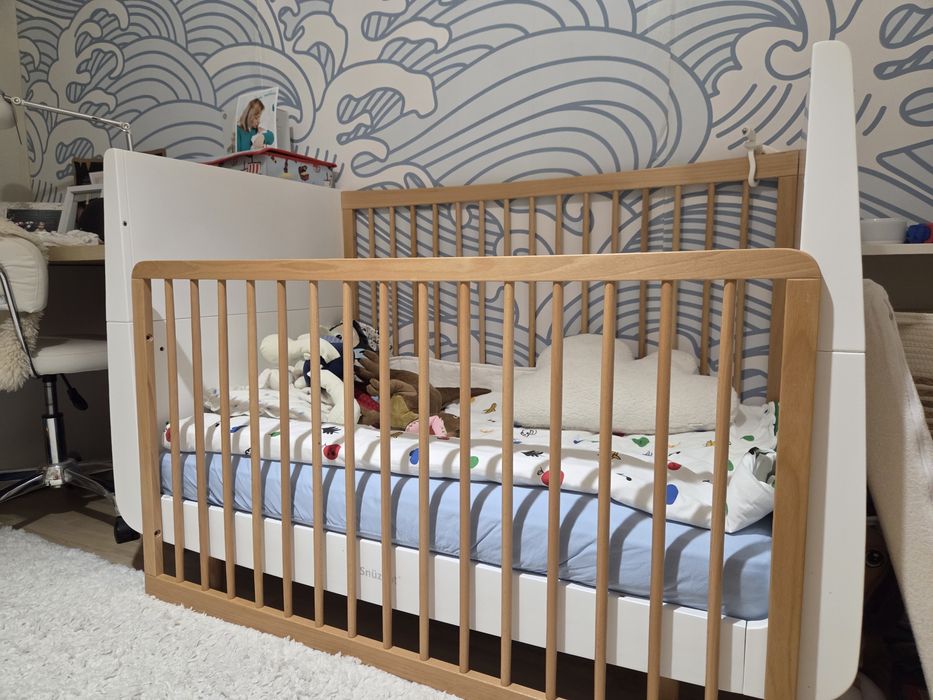 Детско трансформиращо легло SnuzKot + Natural Twist Mattress 68×117 см