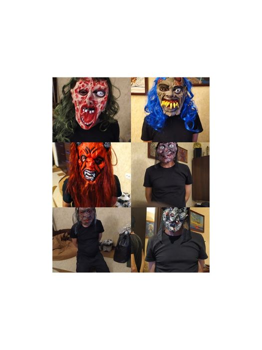 Маски страшные для розыгрыша. Новые