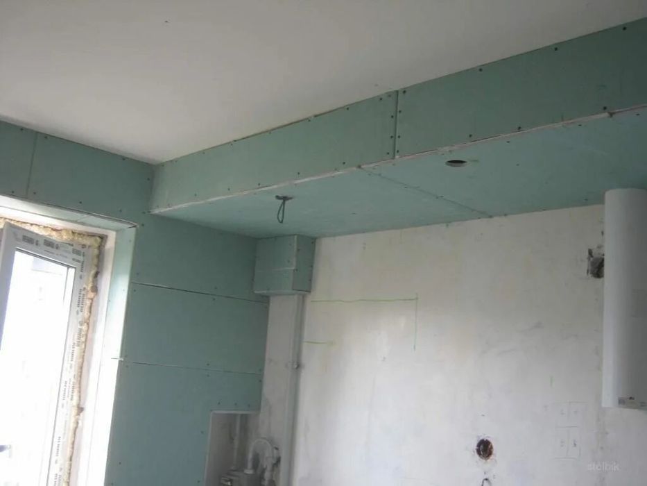 Монтаж гипсокартона