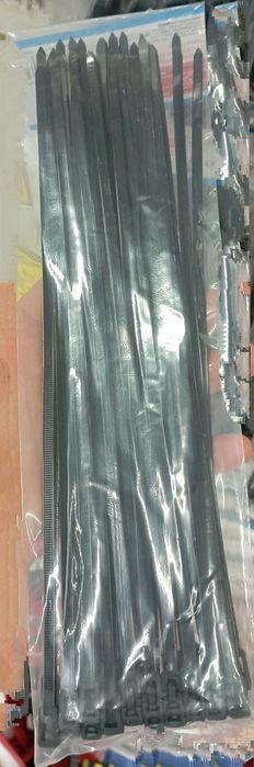 Colier negru din plastic 60 Buc.4.8*300 mm