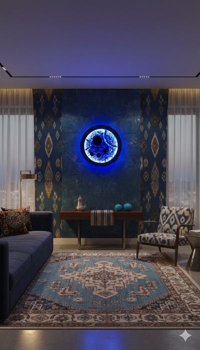 Dekorativ Moonlight devor chirog‘i 50 sm –  zamonaviy interyer uchun