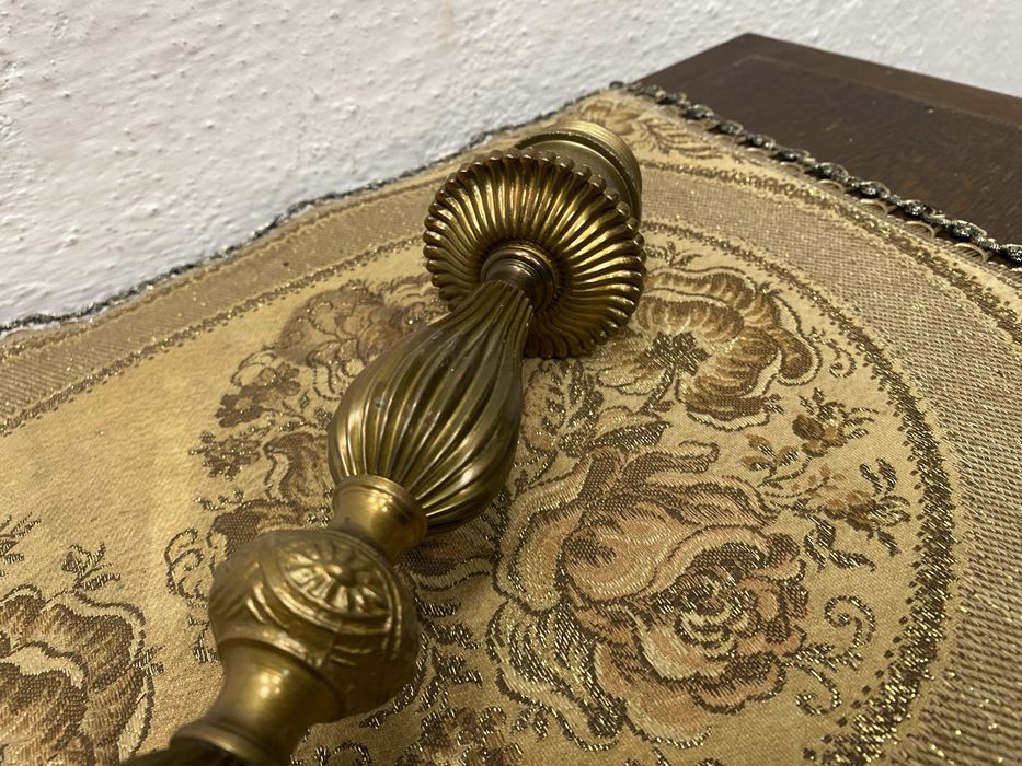 Настолна лампа месинг класически стил Италия 1955 1965