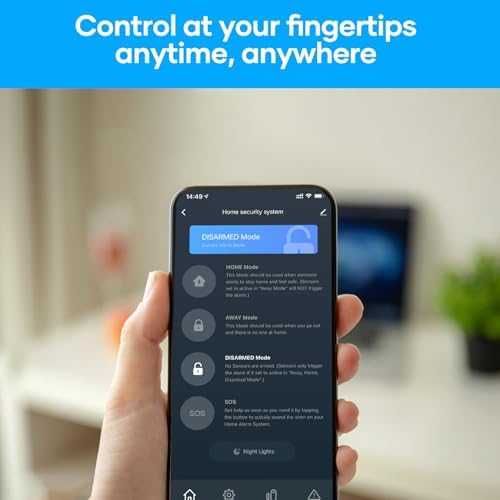 AGSHOME WiFi домашна аларма 120dB с датчици