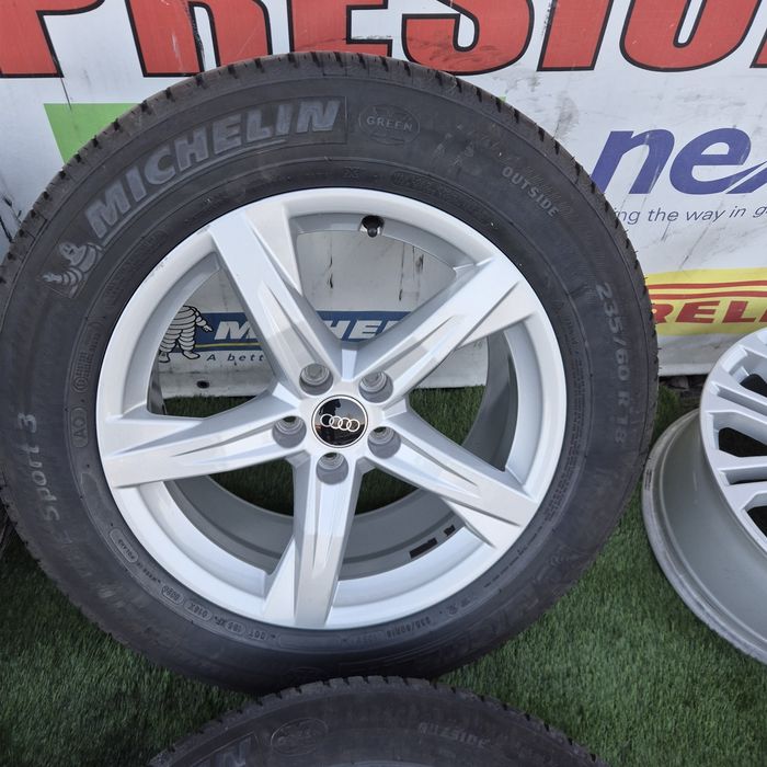 Jante Q5 R 18 5x112 cu anvelope noi 235 60 18 Michelin 2025