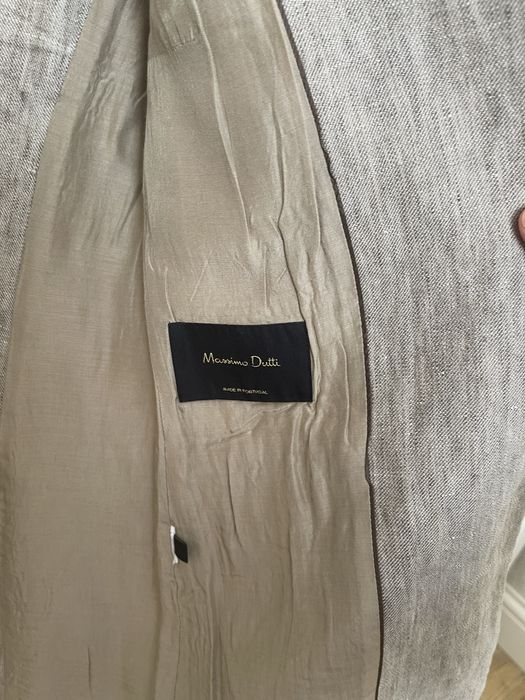 Продам пиджак изо льна massimo dutti