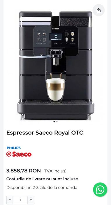 Espressor SAECO ROYAL OTC