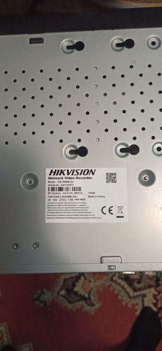 Нвр 7608  для видеонаблюдения причина продажи заменили на 7616