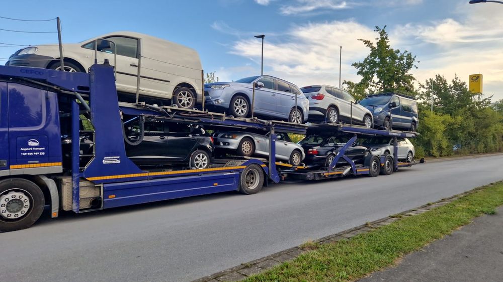 Transport Mașini Platformă Auto -Austria Germania Belgia Olanda Italia
