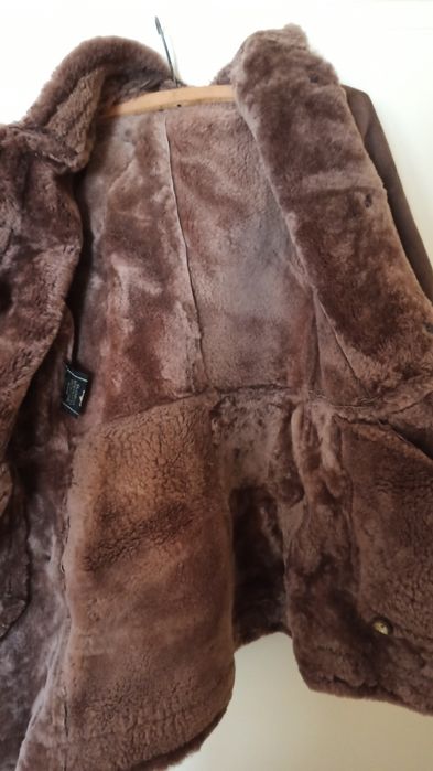 ПРОМО!Дамско кожено палто