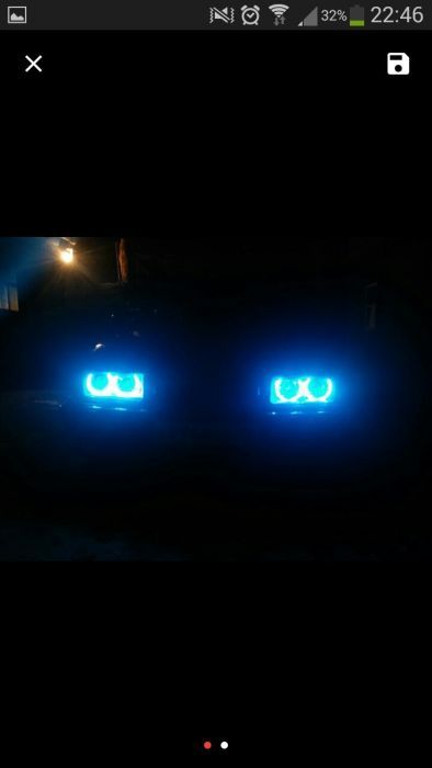 Angel Eyes multicolor LED-RGB-COTTON-BMW E46,E36,E39,E38,E53-16 culori