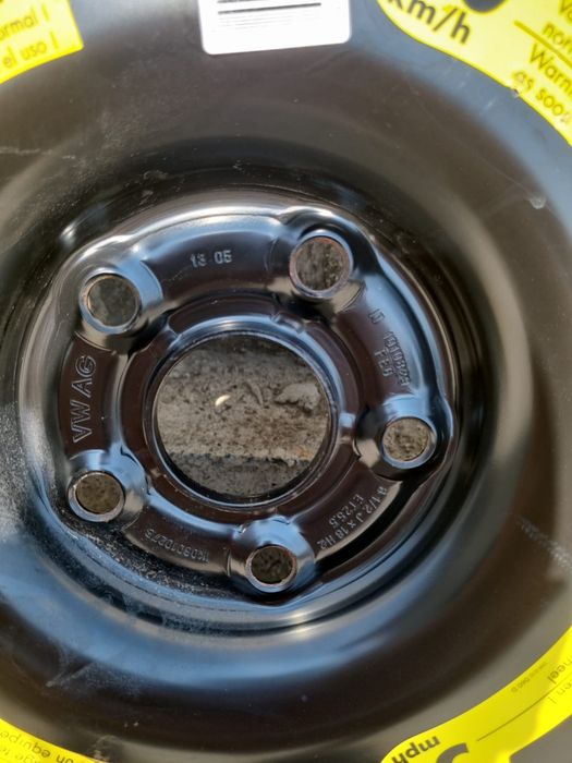 Roata rezerva slim/ 5x12 R 19 R18 Audi  Mercedes wolkswagen