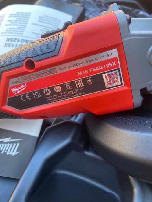 Milwaukee flex m18 125 vine cu cutie inclusa