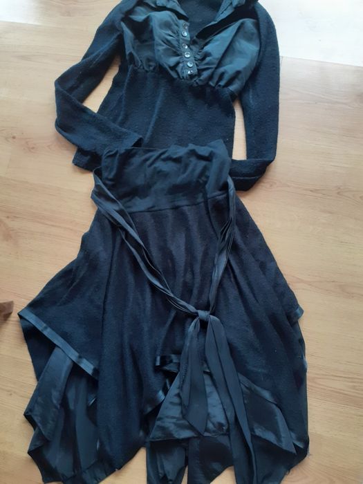 Комплект от ангора и сатен/М