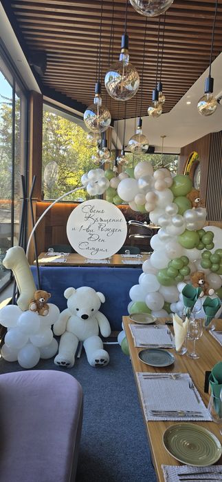 Украса за рожден ден,кръщене,юбилей,бал,сватба и др. Балони с хелий