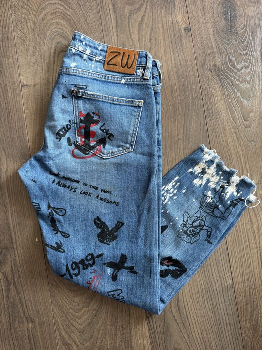 Дамски дънки Зара