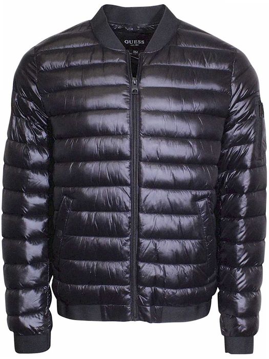 Guess Bomber Puffer Jacket Men's Zip Front мъжко яке Шипка