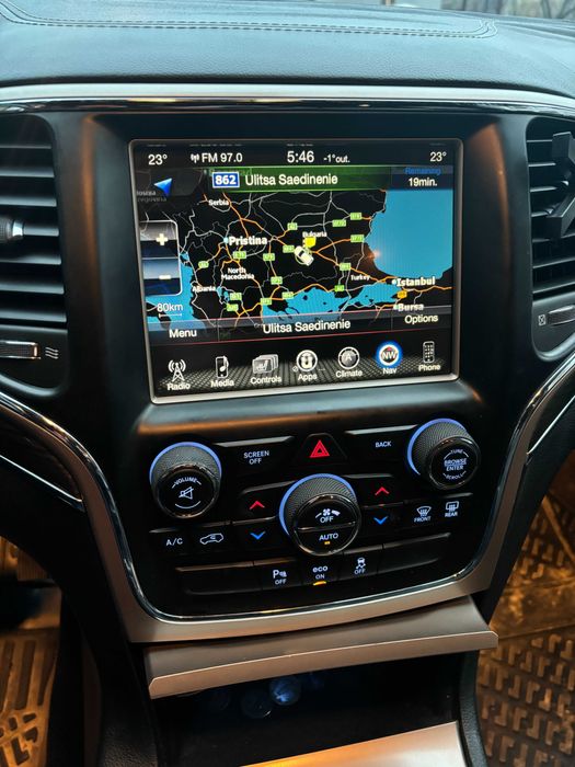 Uconnect® Region Converted Конвертиране Jeep Ram Dodge Chrysler Dodge