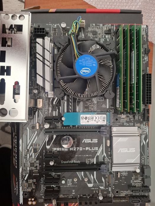 Комплект i5-6600, H270-Plus, 4x4GB DDR4, 256GB SSD, RX570 4GB