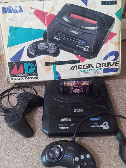 Игровая консоль сега мд 2