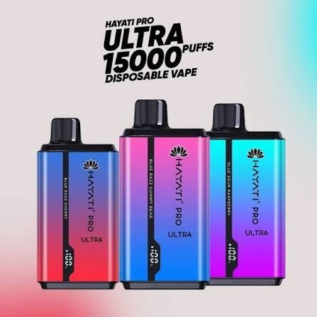 Vape 15.000 Puffs Hayati Ultra Pro 2 Arome Display Reincarcabil