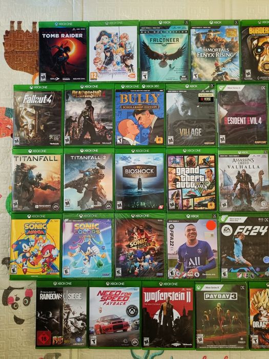 Xbox one и series x игры на дисках