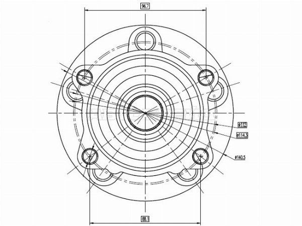Ступичный узел Mitsubishi Galant