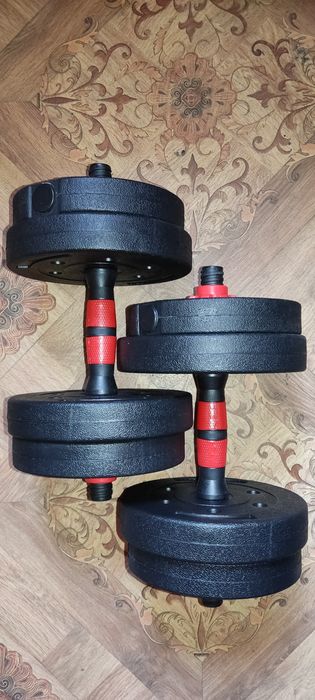 Гантели разборные 10 кг, штанга