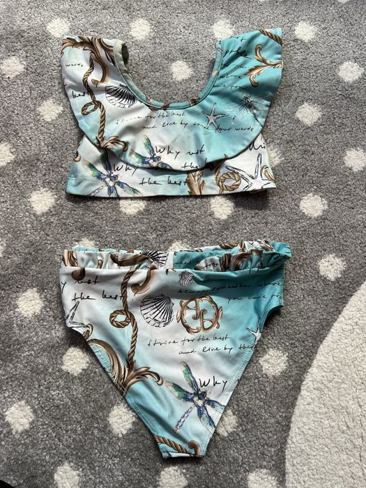 Alessa Детски бански All I Want Is A Yacht mini Бански Бикини Ruffles - Aqua