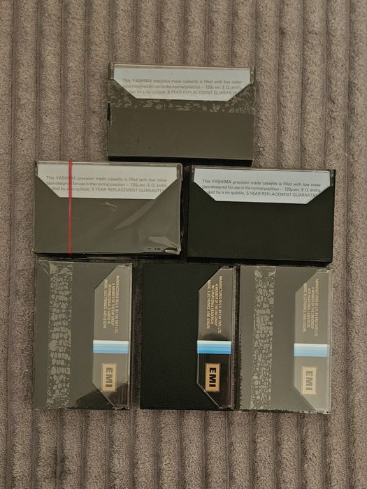 6 Casete Audio EMI C90 Yashima C90