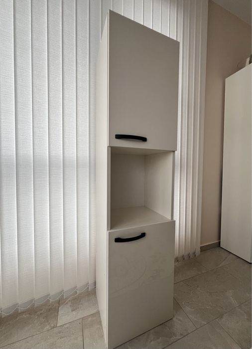 Холна секция- Гланц, ТВ Шкаф, висок модул, рафт-етажерка,Спалня секция