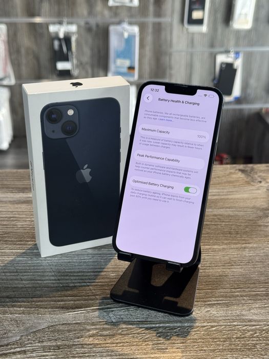 iPhone 13 Midnight 128GB, 100%