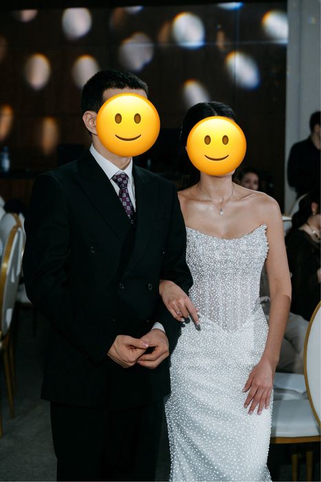 Шикарное свадебное платье