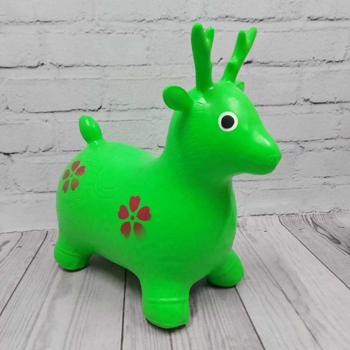 Гумена играчка за скачане Елен с музика